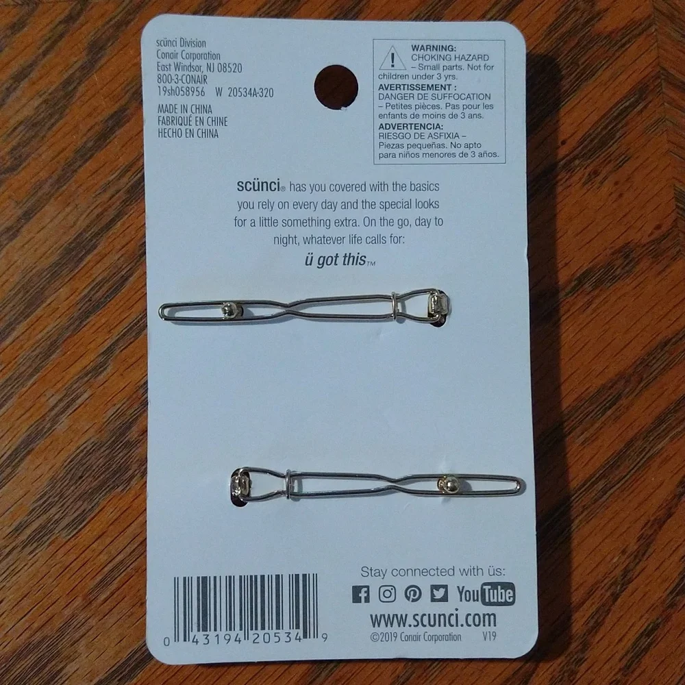 Scunci Barrettes - New